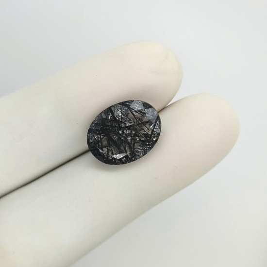 Black Rotile 7.17 Ct Certified Black Rotile 7.17 Ct Certified